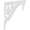 Ekena Millwork Carrillo Architectural Grade PVC Bracket, 5/8"W X 22"D X 22"H BKTP01X22X22CI - alternate 1